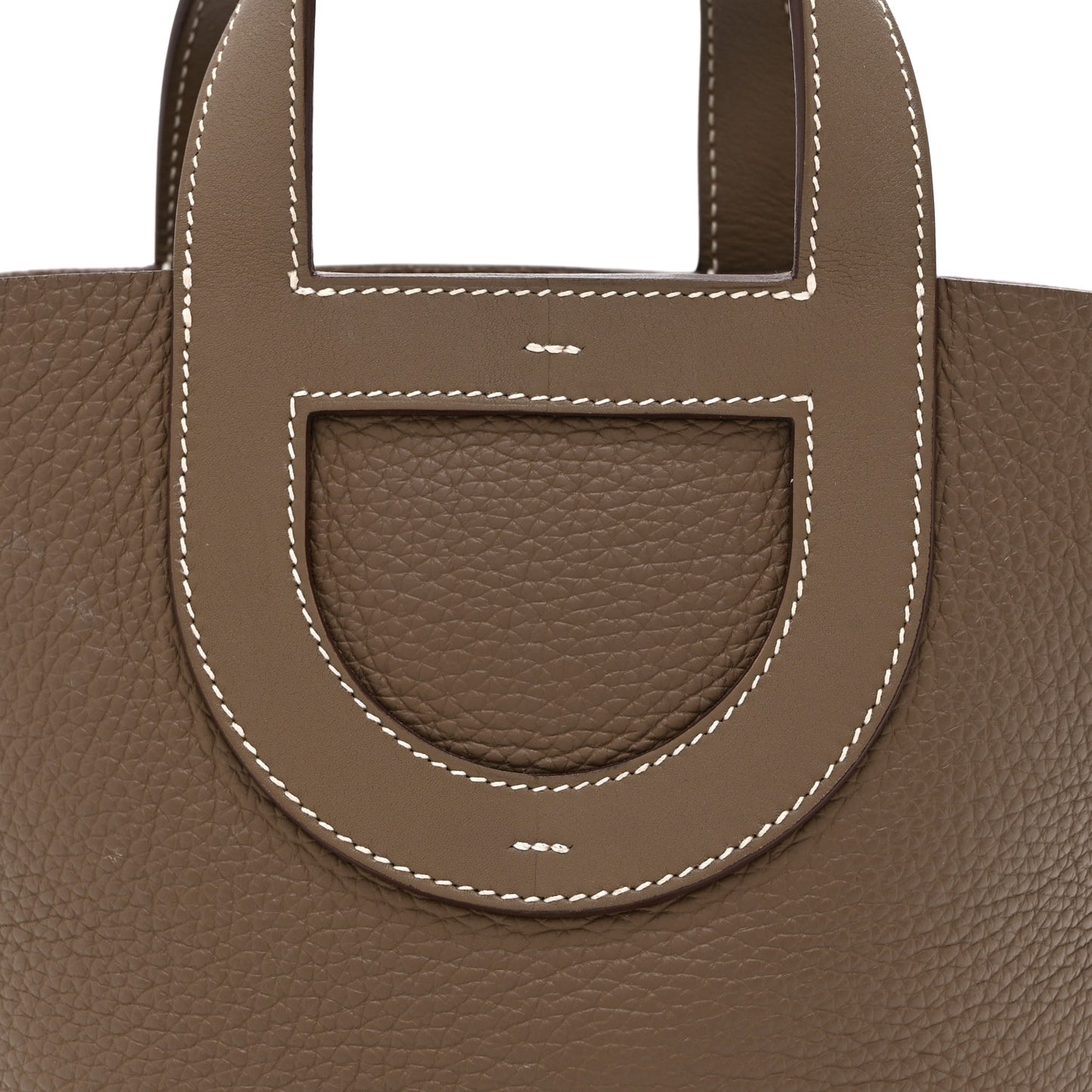 Taurillon Clemence Swift In-The-Loop 18 Bag Etoupe