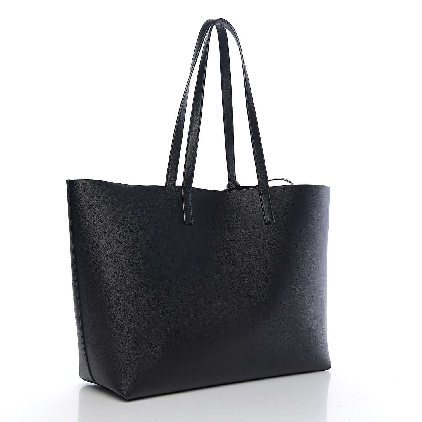 Calfskin Large Shopping Tote Black