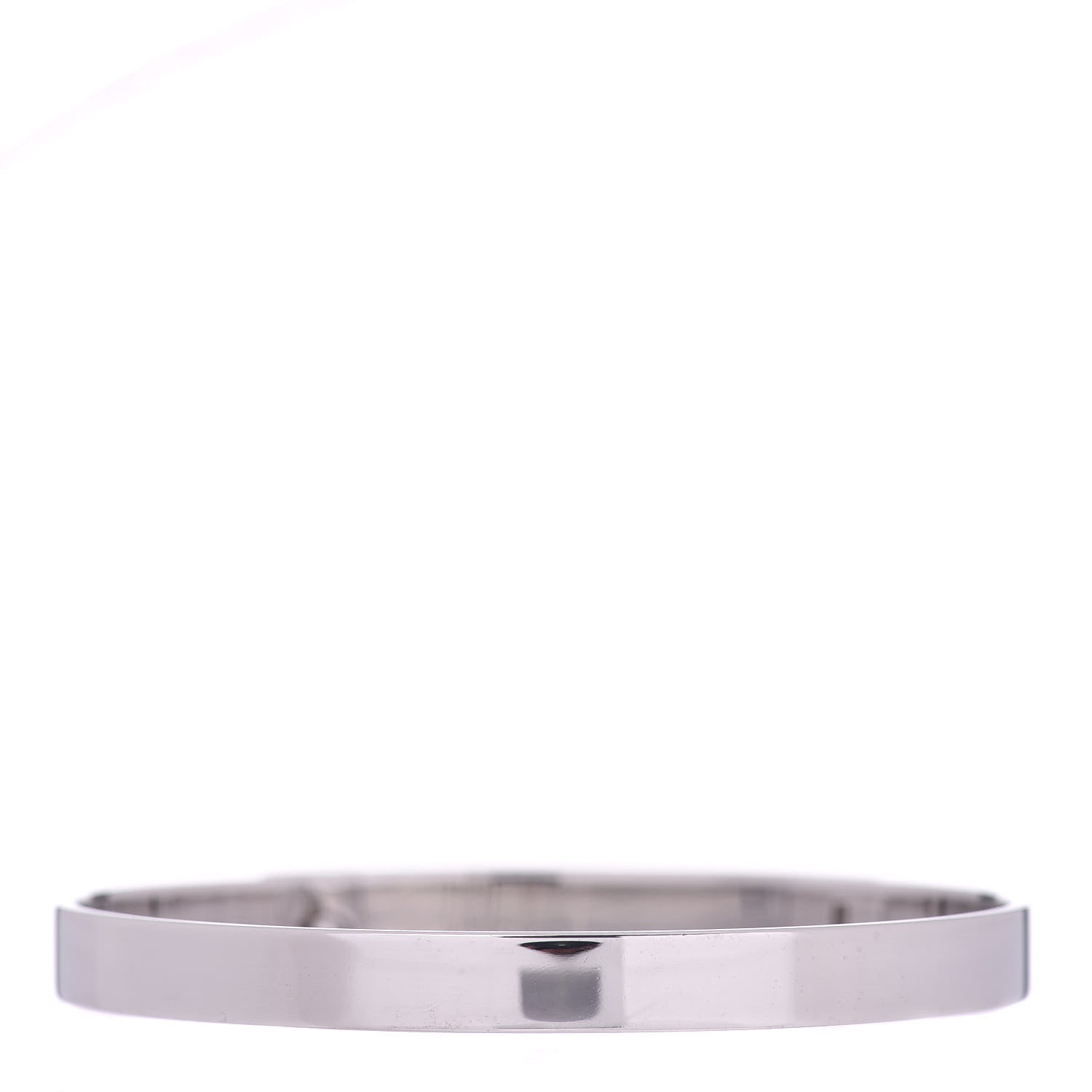 Hermes 18K White Gold PM Collier De Chien Bracelet SH 3 of 4