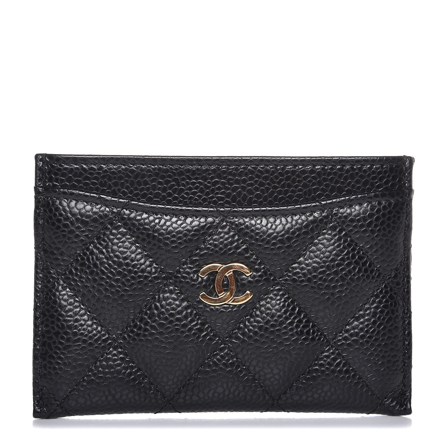Chanel Caviar Quilted Card Holder Black 1 of 9