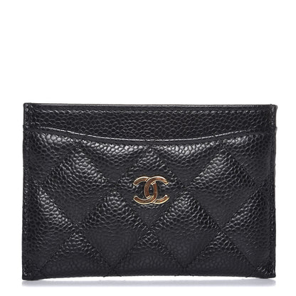 Chanel Caviar Quilted Card Holder Black 1 of 9