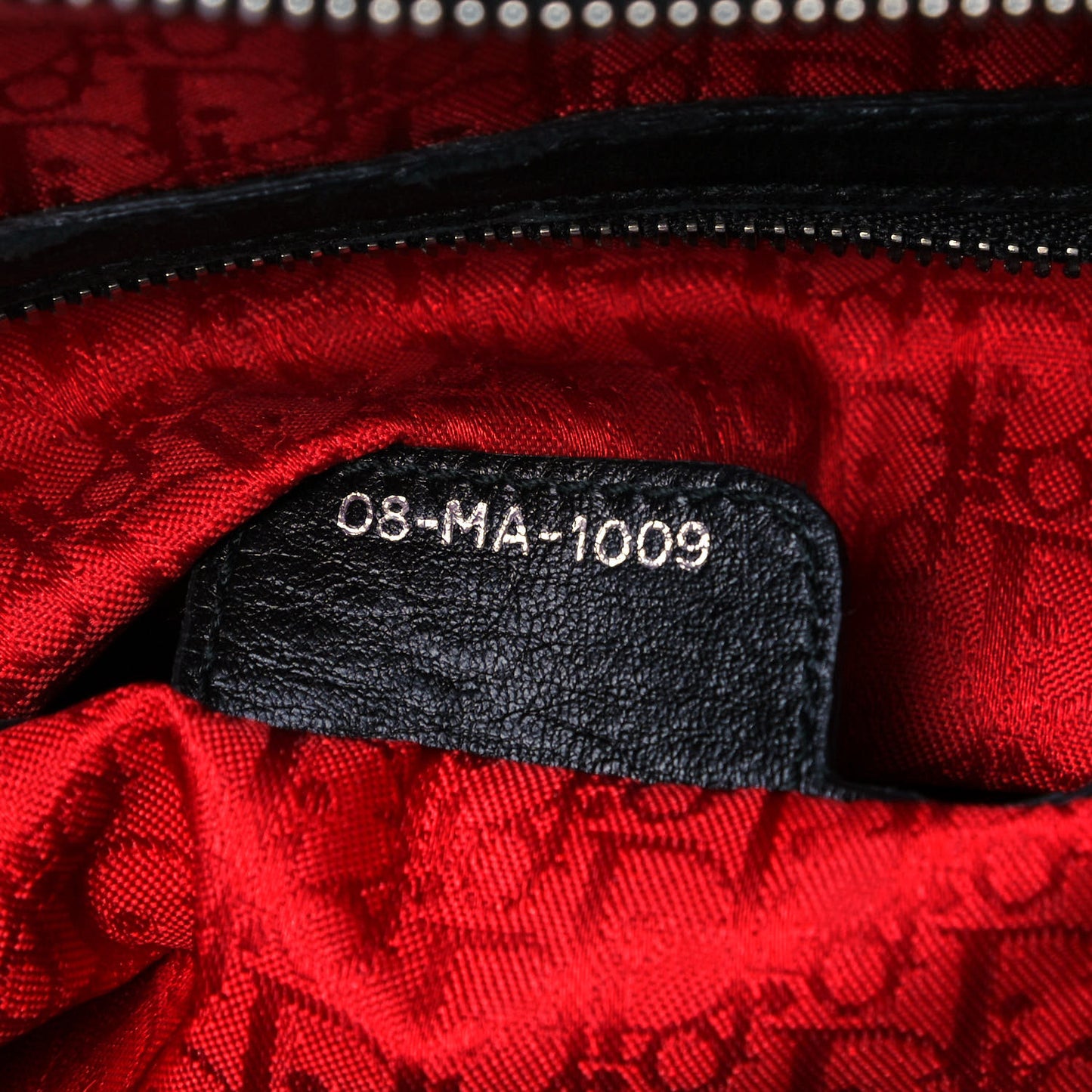 Lambskin Cannage Large Lady Dior Black