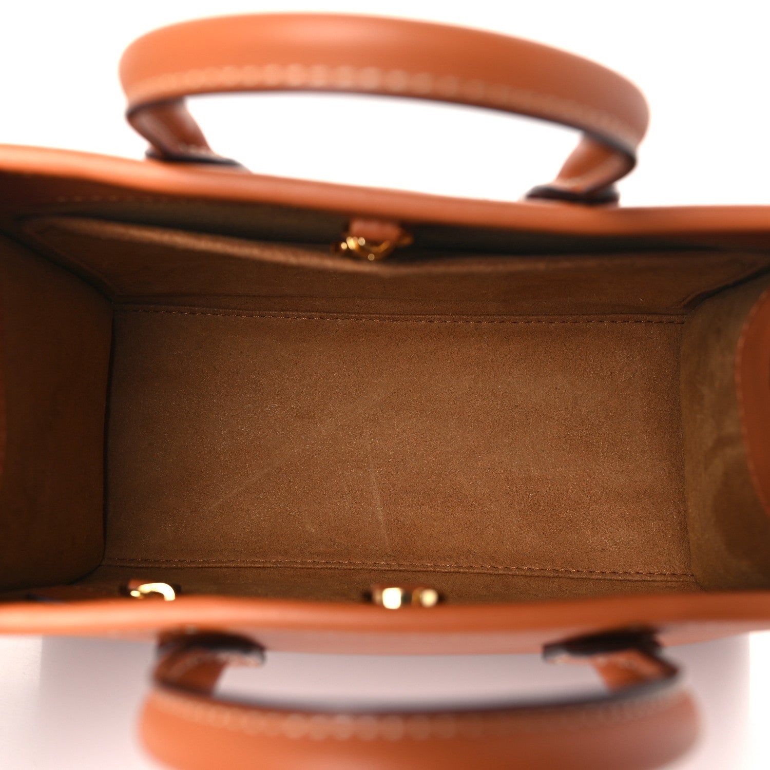 MCM Calfskin Mini Munchen Tote Cognac 5 of 9