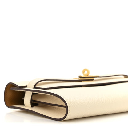 Hermes Epsom Verso Kelly Wallet To Go Nata Sesame 9 of 10