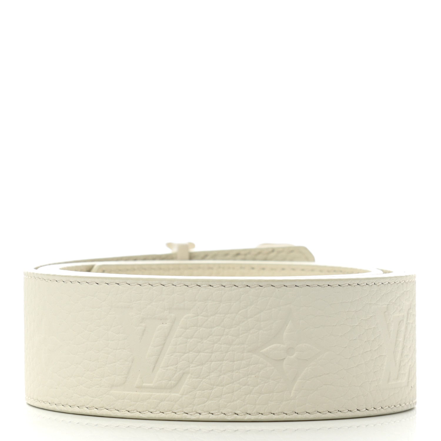 Louis Vuitton Taurillon Illusion 40mm LV Initiales Belt 90 36 White 2 of 7