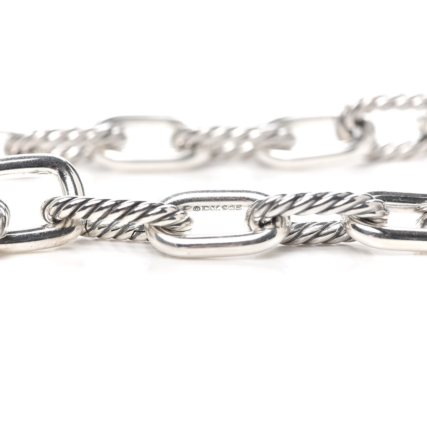 David Yurman Sterling Silver 14mm Madison Chain Necklace 5 of 5