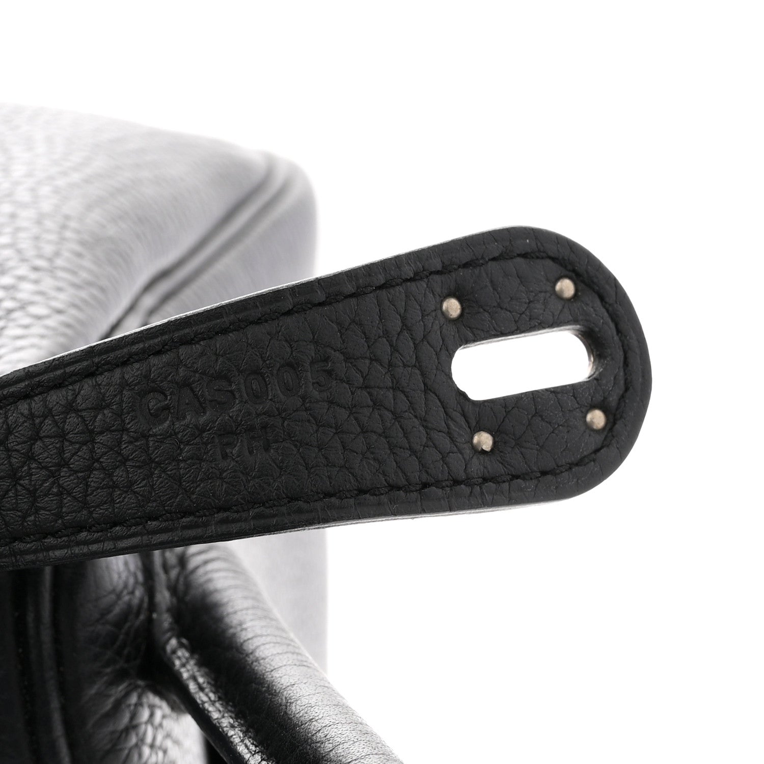 Hermes Taurillon Clemence Lindy 30 Black 7 of 12