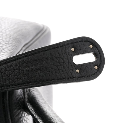 Hermes Taurillon Clemence Lindy 30 Black 7 of 12