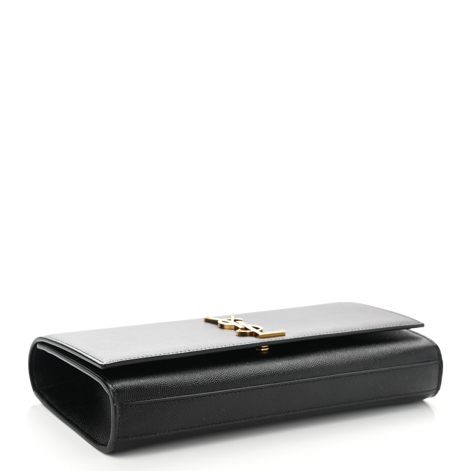 Saint Laurent Grain De Poudre Monogram Cassandre Clutch Black 4 of 8