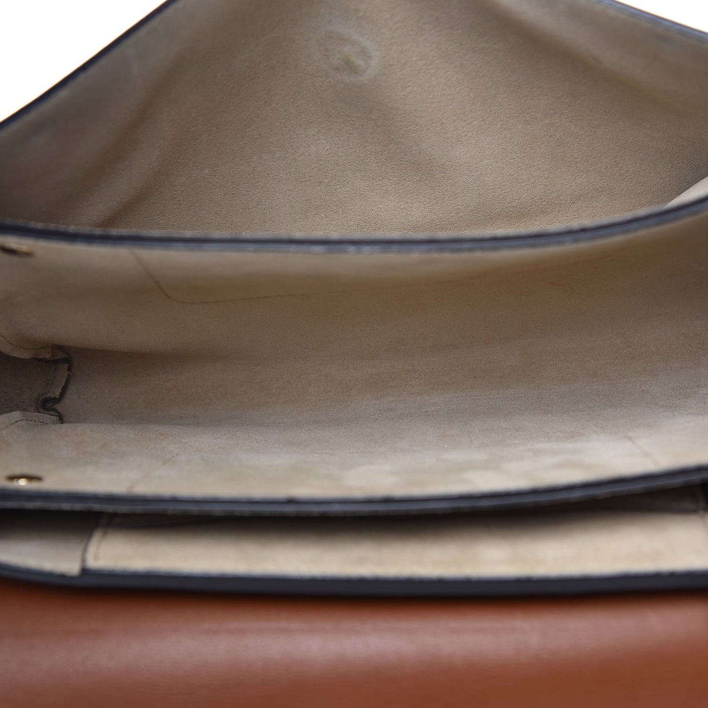 Suede Calfskin Small Faye Shoulder Bag Tobacco