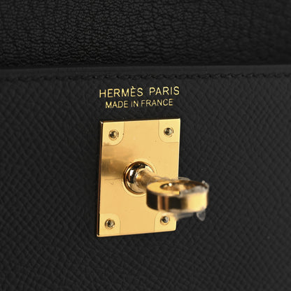 Hermes Epsom Kelly En Desordre Sellier 20 Black 7 of 14