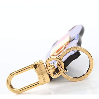 Louis Vuitton Monogram LV Marmott Bag Charm Key Holder Purple 3 of 5