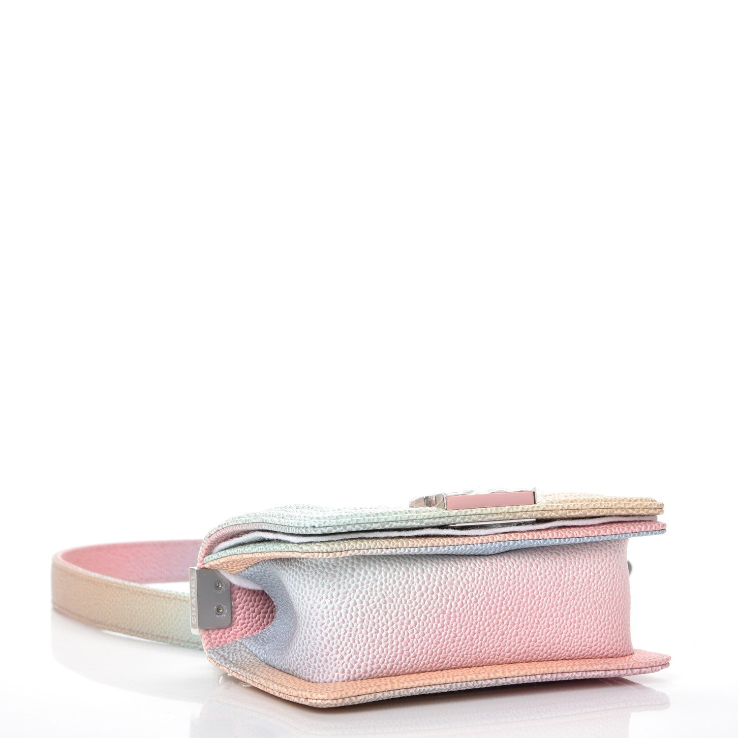 Chanel Caviar Quilted Mini Cuba Rainbow Boy Flap Pink Multicolor 6 of 10
