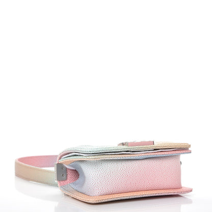 Chanel Caviar Quilted Mini Cuba Rainbow Boy Flap Pink Multicolor 6 of 10