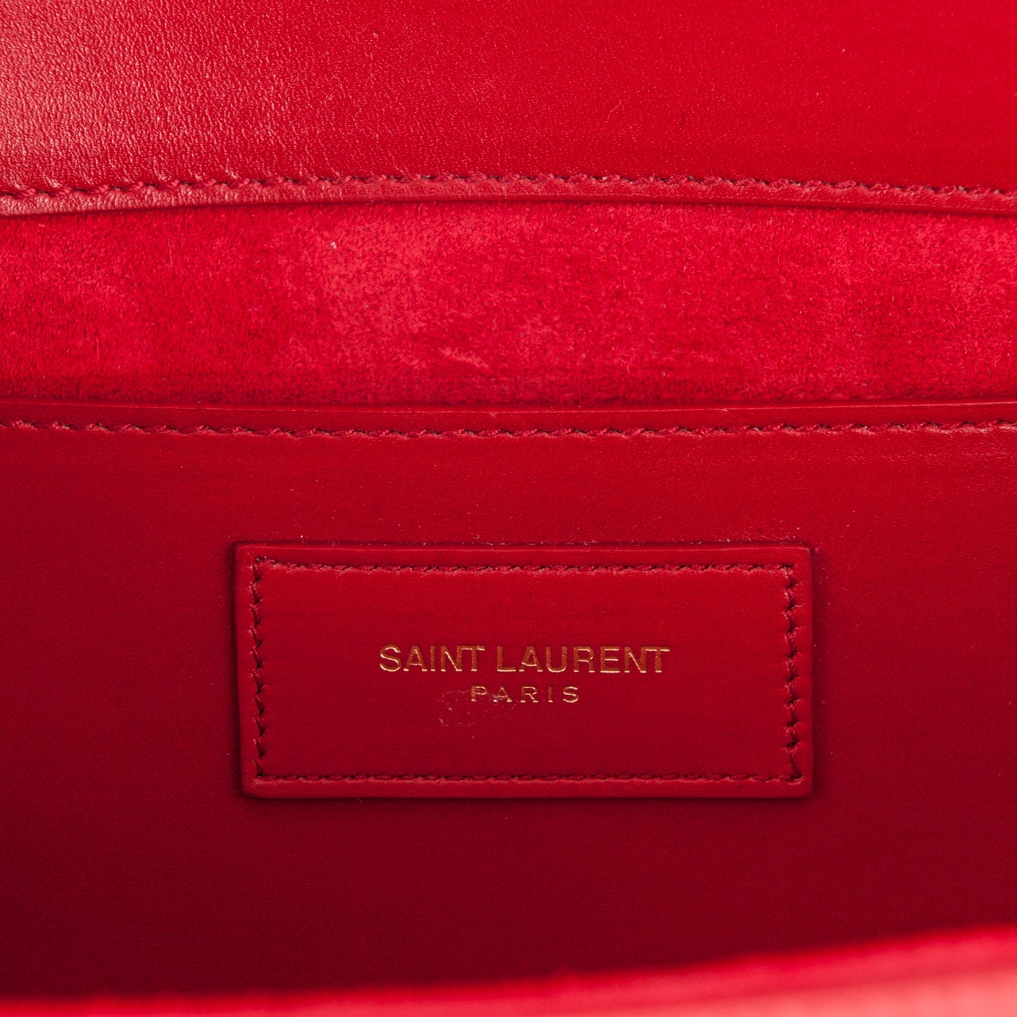 Calfskin Monogram Cassandre Clutch Rouge Orient