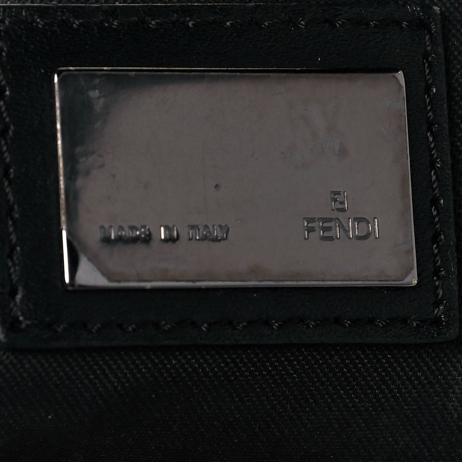 Fendi Zucchino Shopping Tote Black 6 of 16