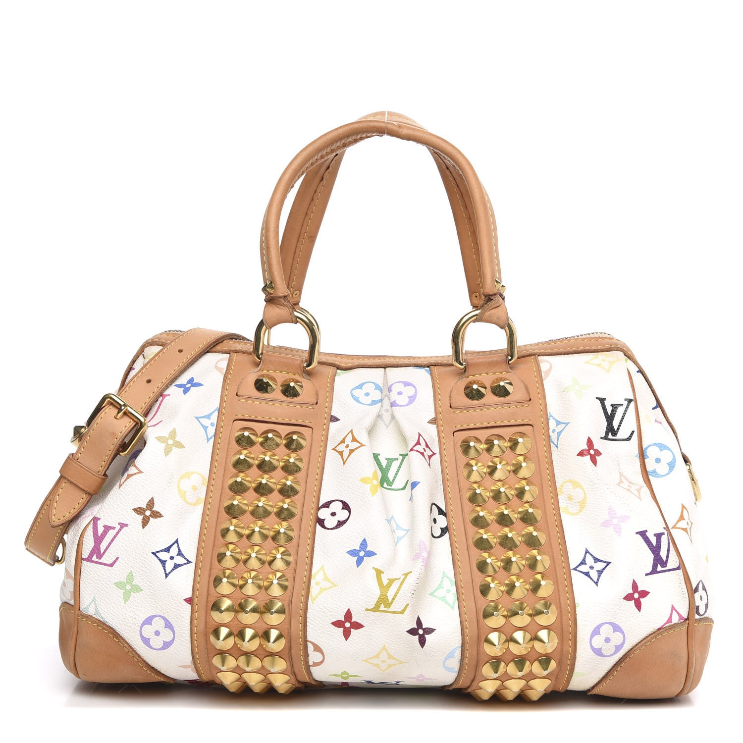 Louis Vuitton Monogram Multicolor Courtney MM White 1 of 18