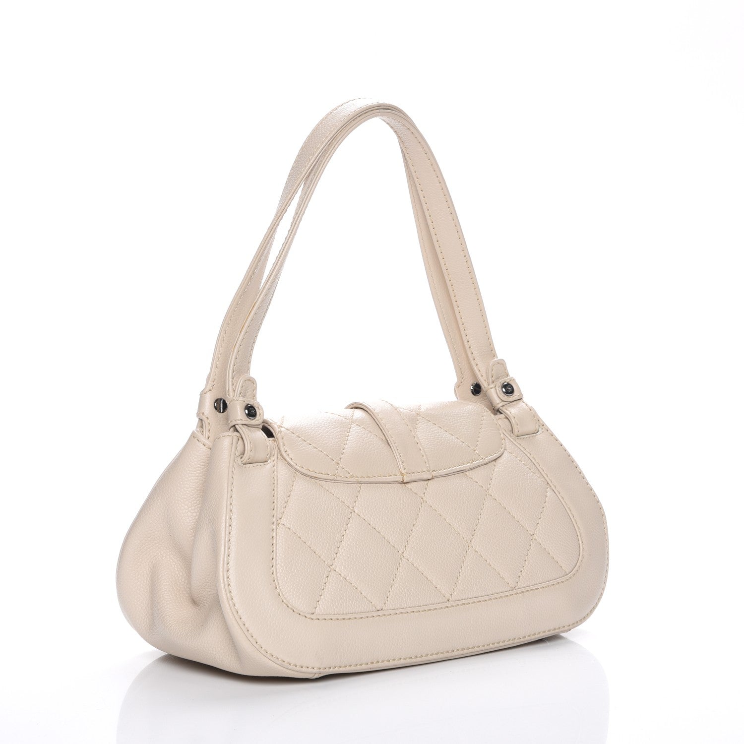 Chanel Caviar Quilted Mademoiselle Flap Bag Light Beige 3 of 9