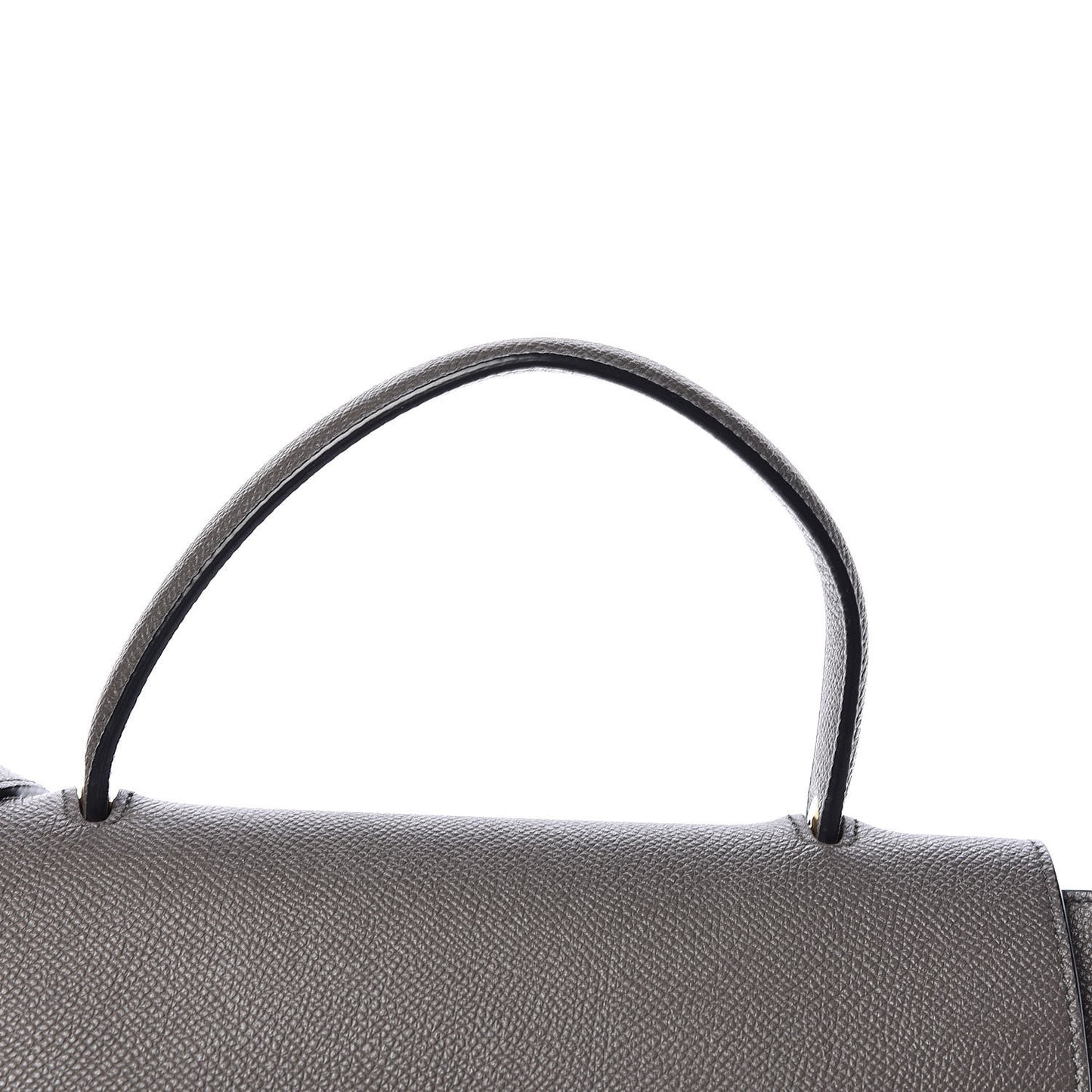 Baby Grained Calfskin Micro Belt Bag Grey