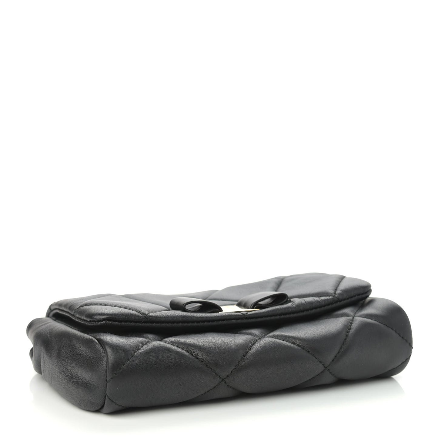 Nappa Quilted Ginny Crossbody Black