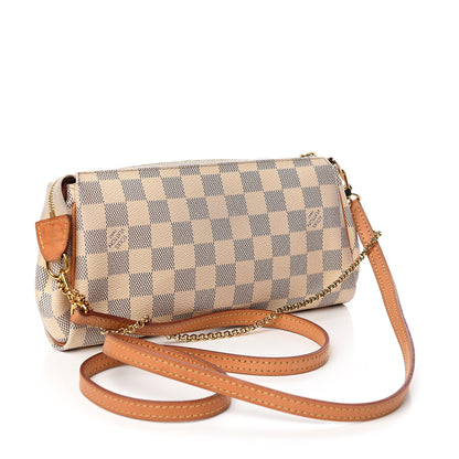 Louis Vuitton Damier Azur Eva Clutch 2 of 12