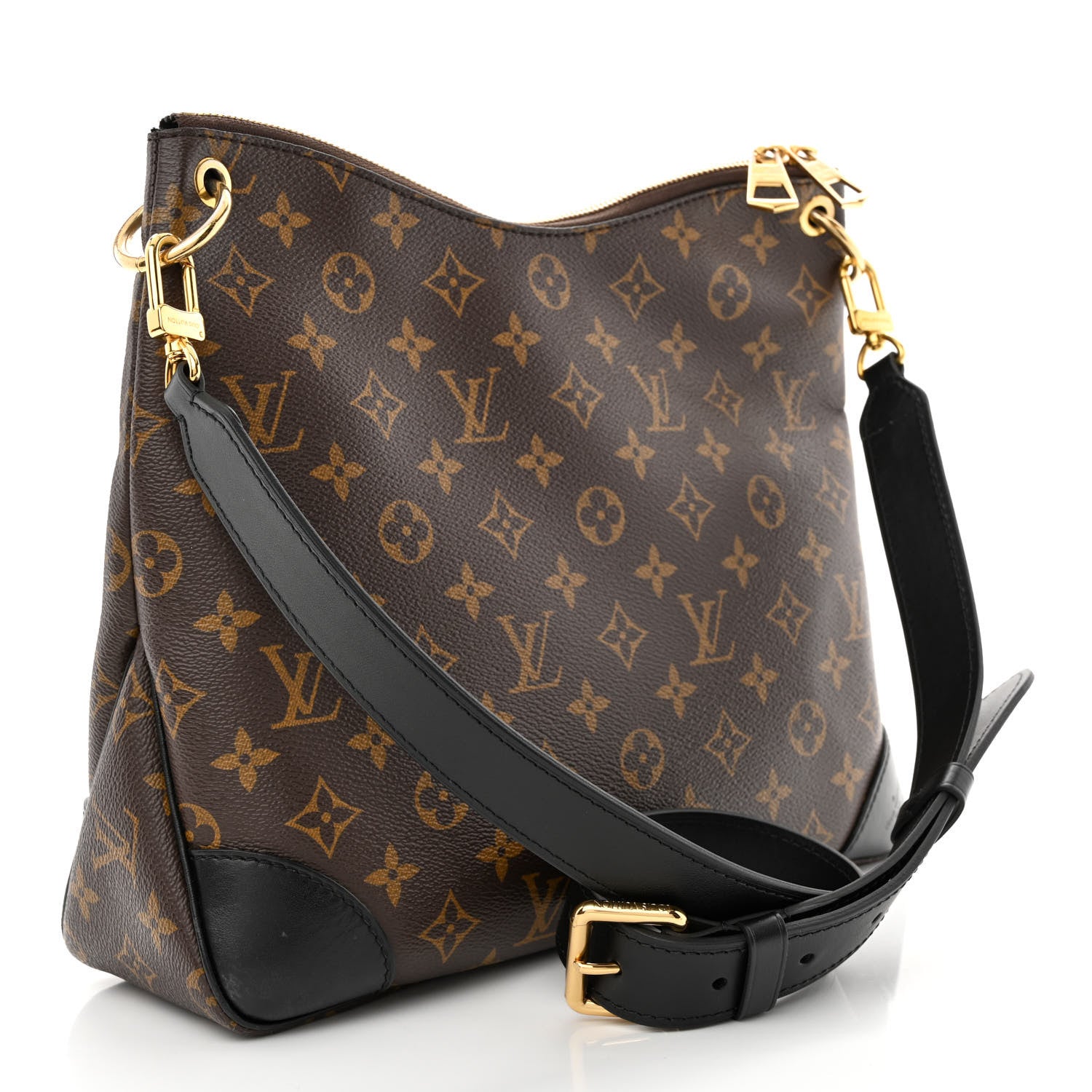 Louis Vuitton Monogram Odeon MM Black 3 of 10
