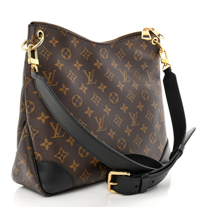 Louis Vuitton Monogram Odeon MM Black 3 of 10