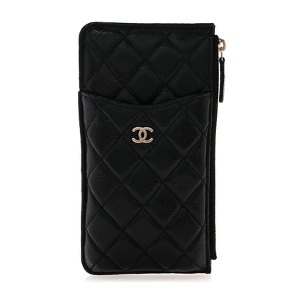 Chanel Caviar Quilted Classic iPhone Pouch Black 1 of 7