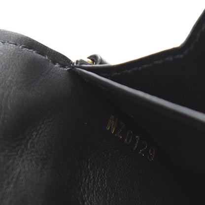 Louis Vuitton Calfskin Love Lock New Wave Long Wallet Black 7 of 7