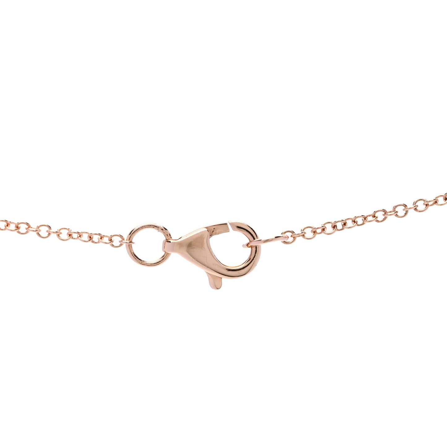 14K Rose Gold Diamond .18ctw Pave Heart Pendant Necklace