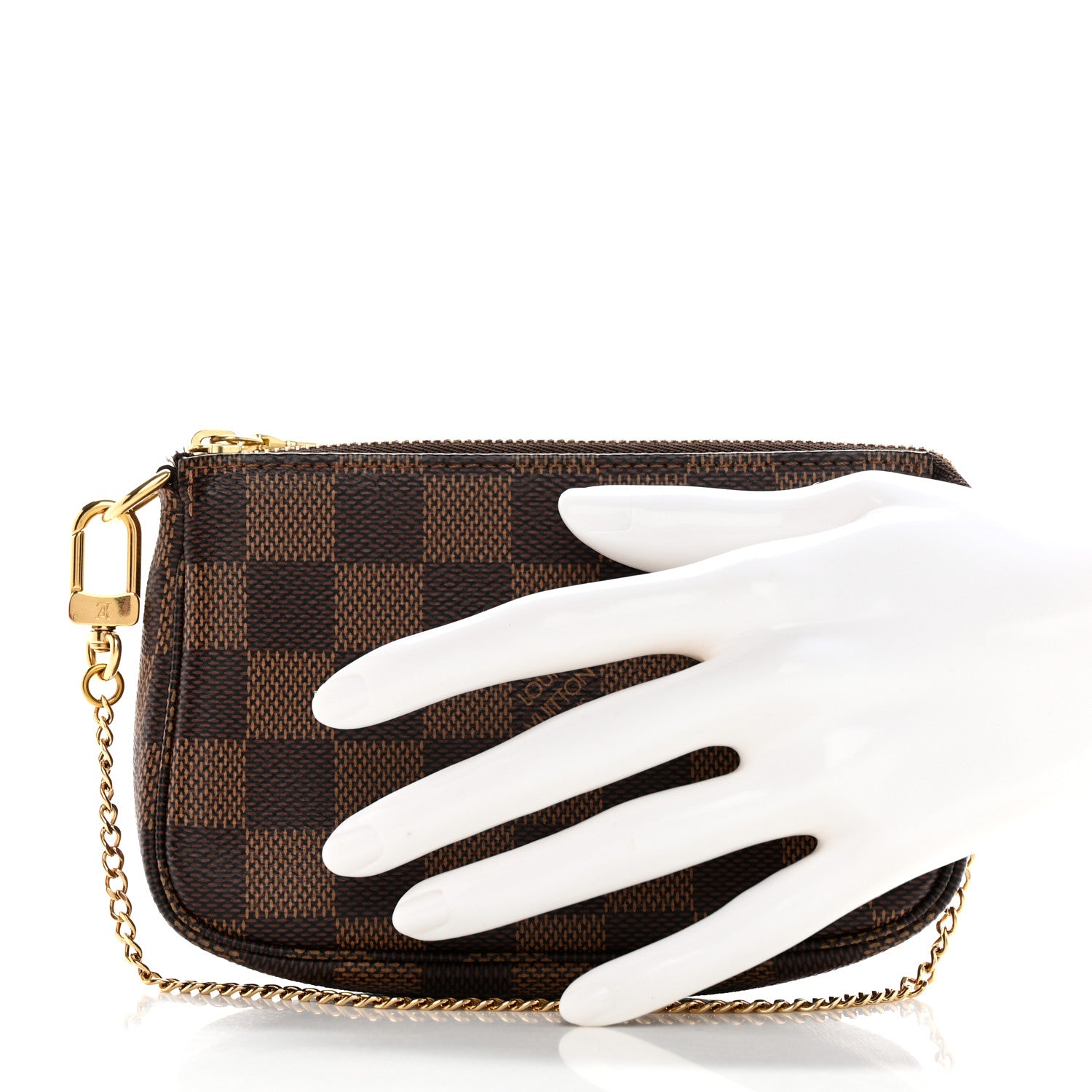 Louis Vuitton Damier Ebene Mini Pochette Accessories 2 of 8