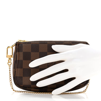 Louis Vuitton Damier Ebene Mini Pochette Accessories 2 of 8