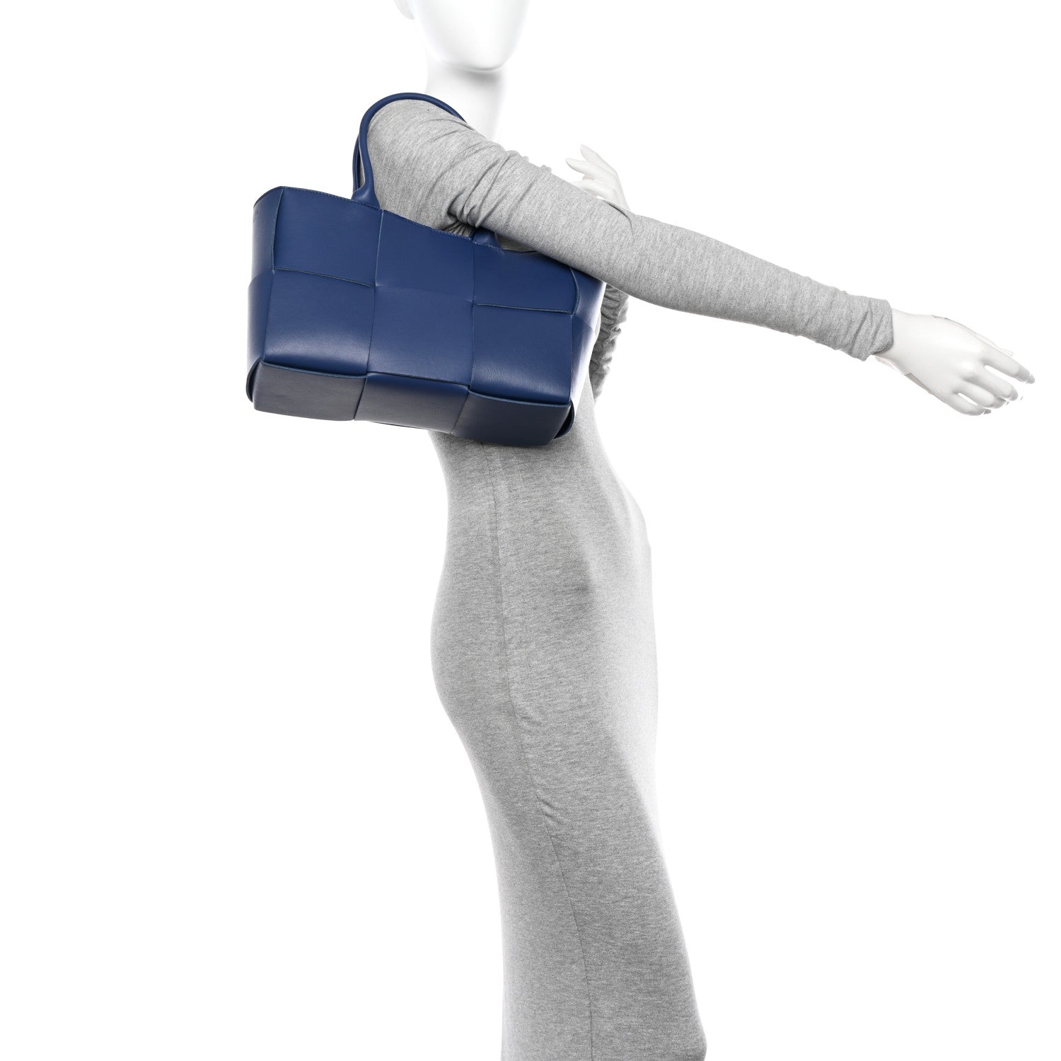 Bottega Veneta Smooth Calfskin Intrecciato Small Arco Tote Cruise 2 of 14