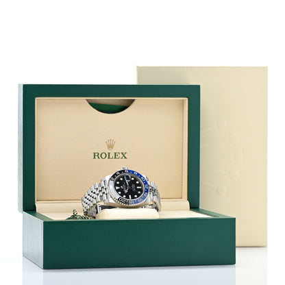 Rolex Stainless Steel 40mm Oyster Perpetual Date GMT Master Ⅱ Batgirl Watch 126710BLNR 5 of 5