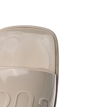 Gucci Rubber Gucci Logo Womens Platform 20/60mm Slide Sandals 39 Mystic White 8 of 10