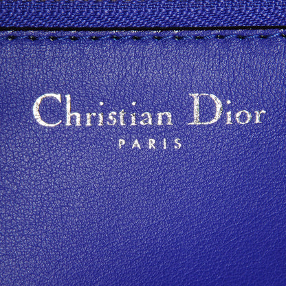 Christian Dior Smooth Calfskin Large Diorissimo Tote Blue Sapphire 8 of 10