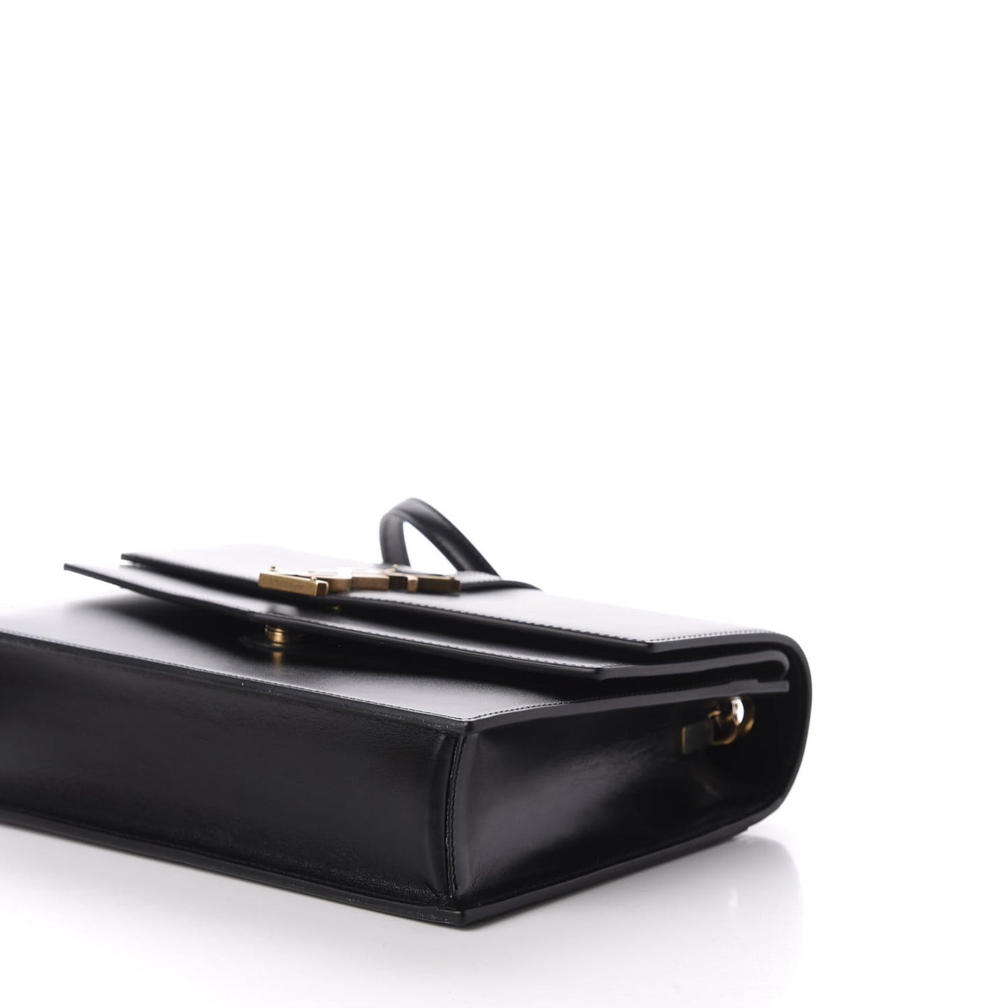 Smooth Calfskin Monogram Medium Sulpice Shoulder Bag Black