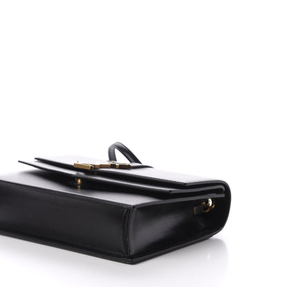 Saint Laurent Smooth Calfskin Monogram Medium Sulpice Shoulder Bag Black 7 of 12