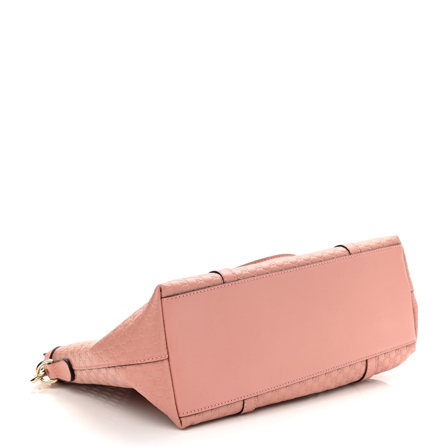 Soft Microguccissima Small Zippered Satchel Soft Pink