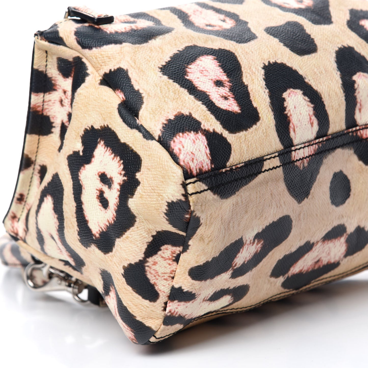 Calfskin Jaguar Print Small Pandora Multicolor