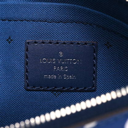 Louis Vuitton Monogram Escale Neverfull MM GM Pochette Blue 7 of 8