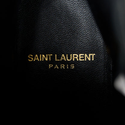 Saint Laurent Vitello Marilyn Betty 70 Ankle Zip Boots 39 Black 9 of 9