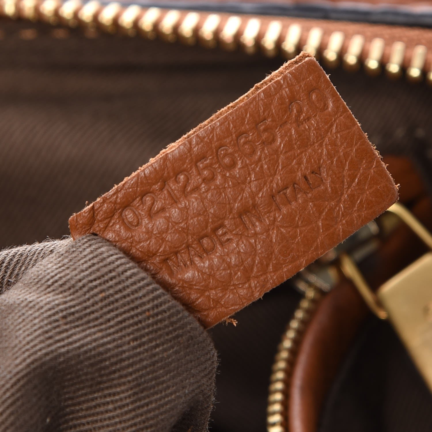 Chloe Calfskin Large Marcie Satchel Tan 7 of 7