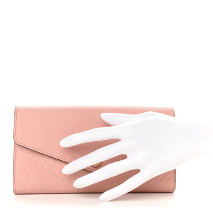 Louis Vuitton Empreinte Sarah Wallet NM Rose Poudre 2 of 8