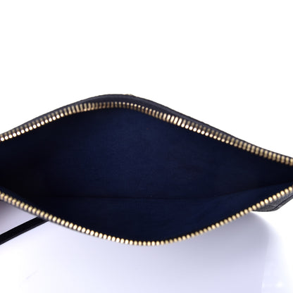 Louis Vuitton Empreinte Monogram Giant Neverfull MM Pochette Black 5 of 6