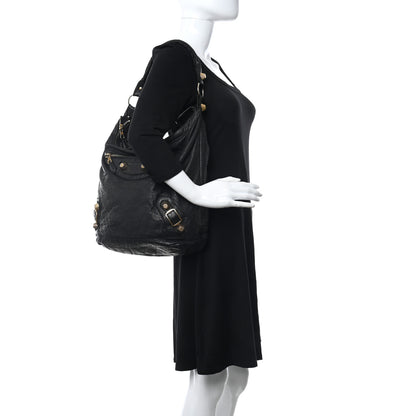 Balenciaga Agneau Giant 21 Gold Hardware Day Hobo Black 2 of 11