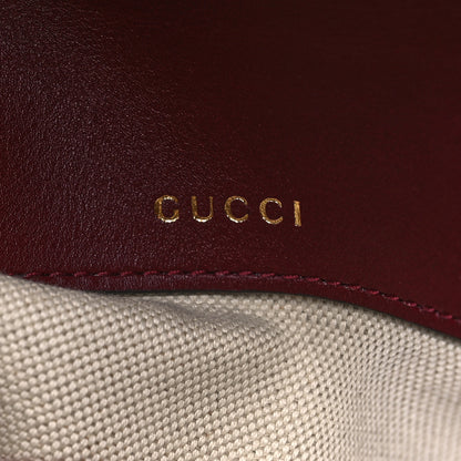 Gucci Arabella Calfskin Horsebit 1955 Shoulder Bag Rosso Ancora 6 of 13