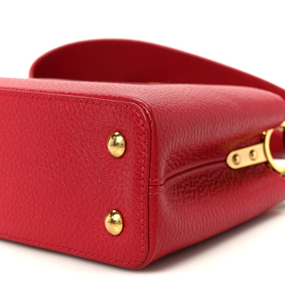 Louis Vuitton Taurillon Mini Capucines Scarlet 8 of 8