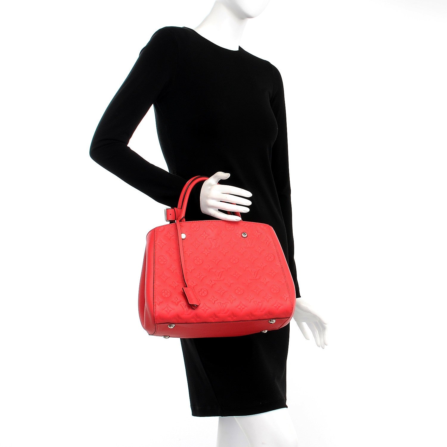 Louis Vuitton Empreinte Montaigne MM Poppy 3 of 9