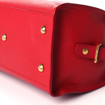 Saint Laurent Calfskin Small Classic Y Cabas Red 6 of 11